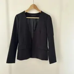 GU ノーカラージャケット ブラック Sのサムネイル