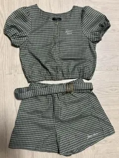 Jenni love チェック柄セットアップ