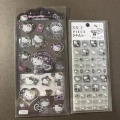 ドロップジェリーシール　カットピースシール　ギャルキティ　2枚セット