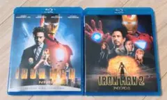 【アイアンマン ＋ アイアンマン2 Blu-ray セット】ブルーレイ