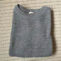 GU グレー　ニット　XLサイズ