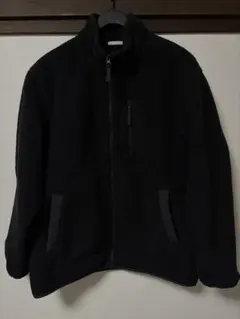 フリースジャケット 黒　サイズL