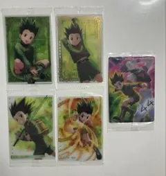 HUNTER×HUNTER イタジャガ カード 5枚セット ゴン ヒソカ