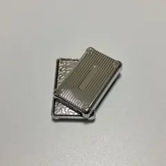 フィジェットトイ EDC トラベルスーツケーススライダー シルバー