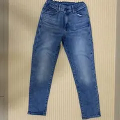 ユニクロ キッズ 140 ウルトラストレッチジーンズ ファスナー付