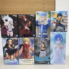 ジャンプ系・美少女系 プライズフィギュア 8体まとめ売り ワンピース ヒロアカ
