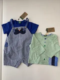 RAGMART サロペット&Tシャツセット カーディガン付き