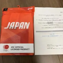 新品未使用 アシックス 東京2020オリンピック 日本代表レプリカTシャツ(L)