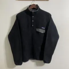 ぷ*ん様 Patagonia synchilla シンチラスナップT M ブラッ
