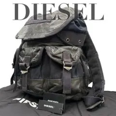 y2k DIESEL L-BREAKING BACK ミリタリーリュックレザーのサムネイル