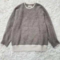 【極美品】ユナイテッドアローズ フォックス カシミヤ ニット バイカラー