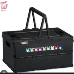 TWICE LOVELYS しまむら コンテナ 収納ボックス 収納ケース　2個 TWICE lovely しまむらコラボ コンテナ 収納ボックス 黒 ブラック