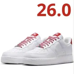 ■新品26.0cm■ナイキ エア フォース 1 07 ホワイト/ピンクフォーム