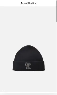 acne studios メリノウールビーニー ブラックのサムネイル