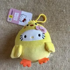 ハローキティ 鳥型ぬいぐるみキーホルダー