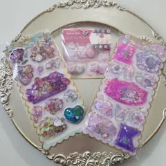 キラキラウォーターイン　日焼けキャラクターズ　クロミマイメロ　ちいかわぷにシャカ