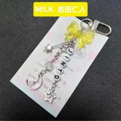 ビーズキーホルダー M!LK 吉田仁人 推し活 チャーム MilK