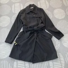 KBF ブラック トレンチコート