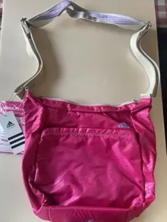 【新品未使用】adidas ピンク ショルダーバッグ