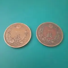 古銭　大判 古銭 硬貨 一銭銅貨 大型 5枚 A-1154 - メルカリ