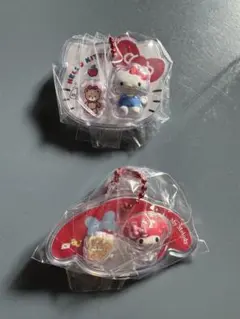 サンリオ パッケージチャーム&チョコボーロ　キティ マイメロ (シークレット)