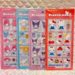 サンリオ PLASTIC MODEL SEAL 4枚セットのサムネイル