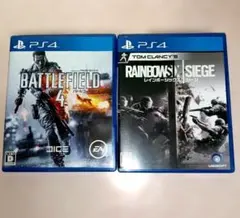 PS4 バトルフィールド 4　　　　　　PS4 レインボーシックスシージ