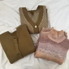 フリークスストア　ニットまとめ売り　3点　中古品