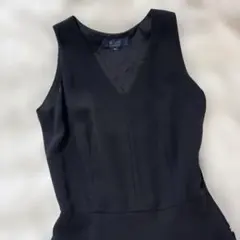 ROPE シンプルブラックドレス