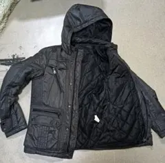 (取り外しベスト、フード) NICOLE ニコル 中綿ジャケット 46( M)