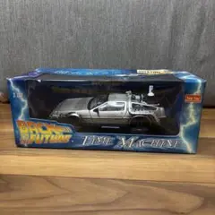 サンスター 1/18 バック・トゥ・ザ・フューチャー タイムマシン デロリアン 再生産】1/18 デロリアン バックトゥザフューチャーPART2【2710