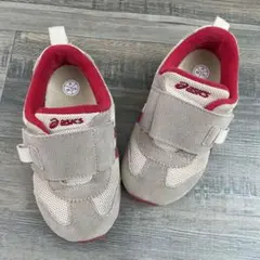 Asics スニーカー グレー/レッド