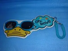 E★展示美品★ディズニー ドナルドダック サングラス型パスケース