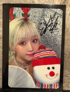 Kep1er ヒエ　直筆サイン入りポラロイド チェキ　クリスマス 手書きマークあり】Kep1er 江崎ひかる 直筆サイン チェキ サイン