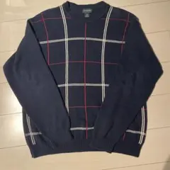 Dockers ダークグレー リブ編みニット L - メルカリ