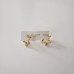 【No.36】アネモネ ピアス フープ スター まとめ売り 星 アクセ 福袋