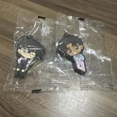 名探偵コナン　ラバーキーホルダーブラウススタイル　江戸川コナン　服部平次