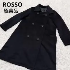 アーバンリサーチ　ロッソ　ウール　ダブルボタン　コート　アウター　カシミヤ　美品