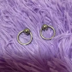 ピアス 10g リングピアス シルバー