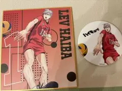 灰羽 リエーフ AJ2024 ハイキュー!! 缶マグネット&色紙　 2点