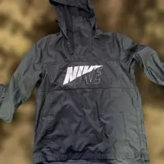 NIKE フード付きナイロンジャケット ブラック