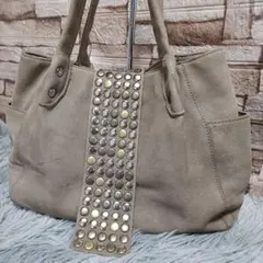 y2k Studded Tote Bag Archive 本革 スタッズ
