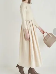 ROPE' PICNIC ニットドッキングワンピース