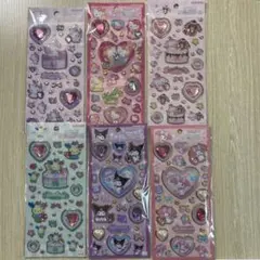 サンリオ キラキラジュエルシール ６種セット