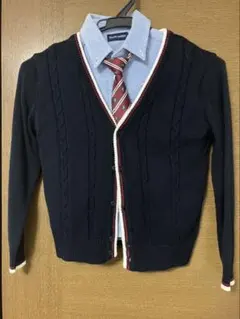 Ralph Lauren シャツとCOMME CA ISMカーディガン セット