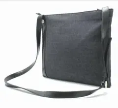 BVLGARI ロゴマニア ショルダーバッグ デニム ブラックのサムネイル