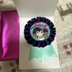 鬼滅の刃 時透無一郎 コサージュ風缶バッジ