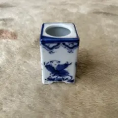 有田焼 鍋島 染付 唐子絵 楊枝立て 陶器のサムネイル