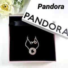 美品】Pandora シグネチャーツートーン チェーンブレスレット 上品 