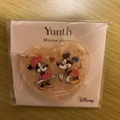 ユンス　ミッキー　ミニー　ミラー付きチャーム